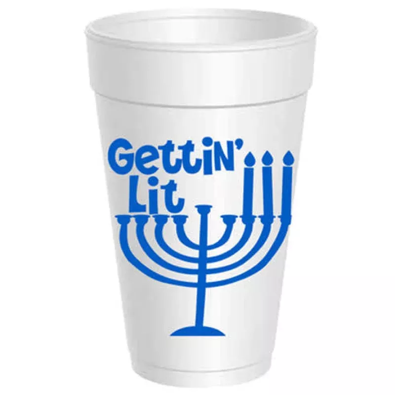 Gettin’ Lit – Hanukkah – Royal Blue
