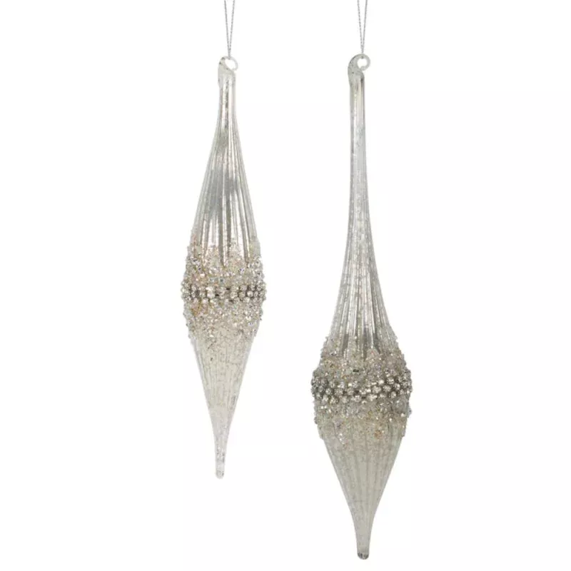 Glass Drop Ornament|Teardrop
