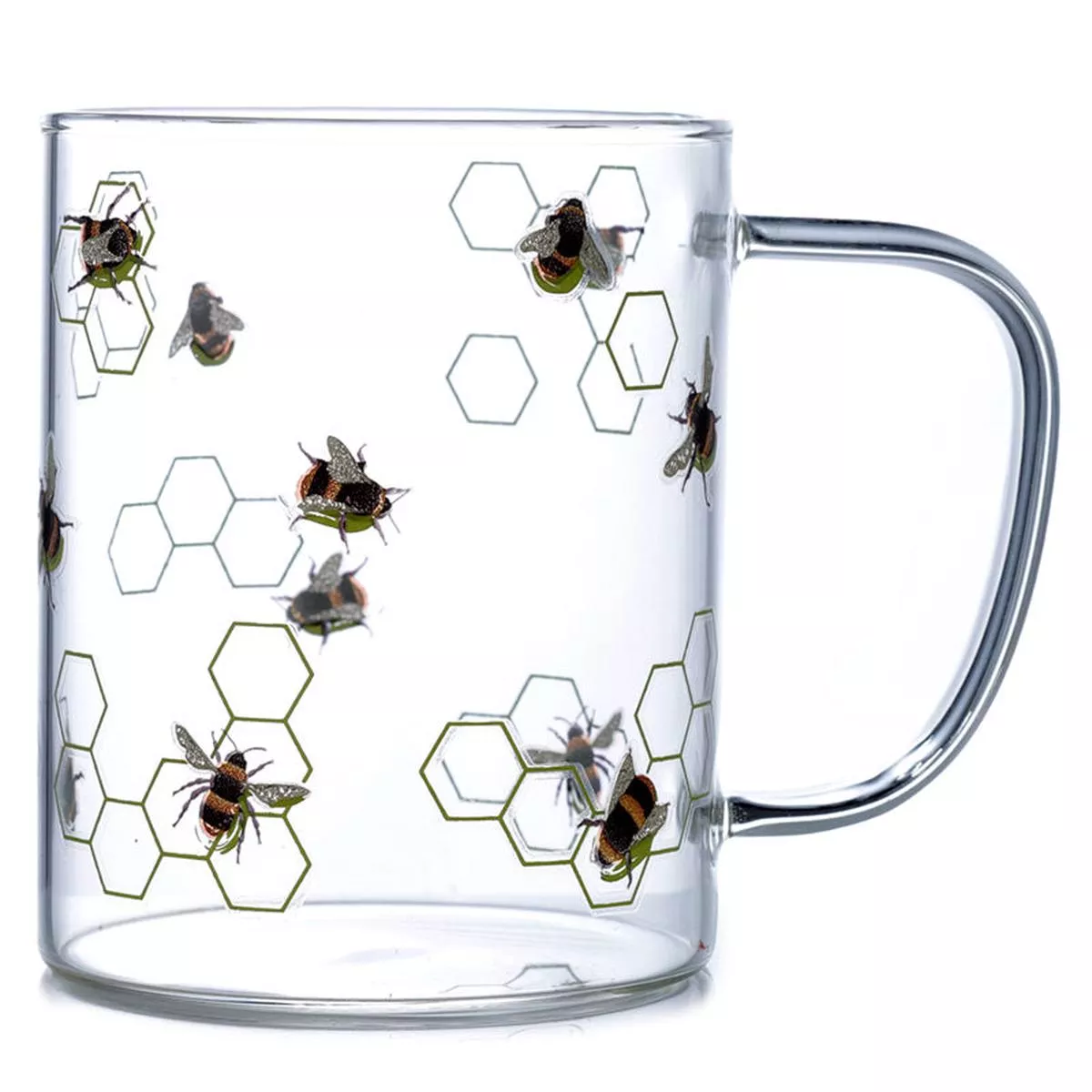Glass Mug – Nectar Meadows Bee