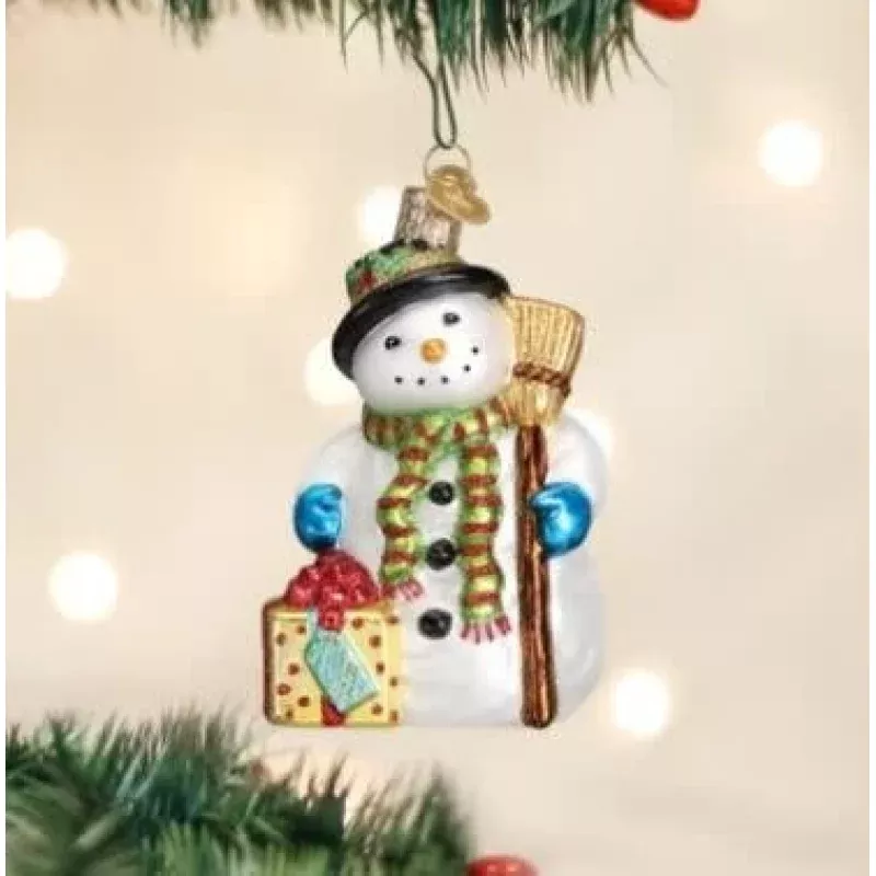Gleeful Snowman Ornament