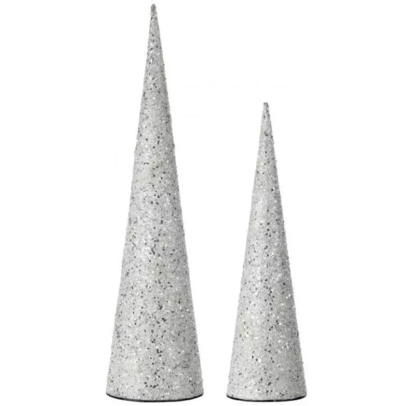 Glitter With Beads Gatsby Cone Tree