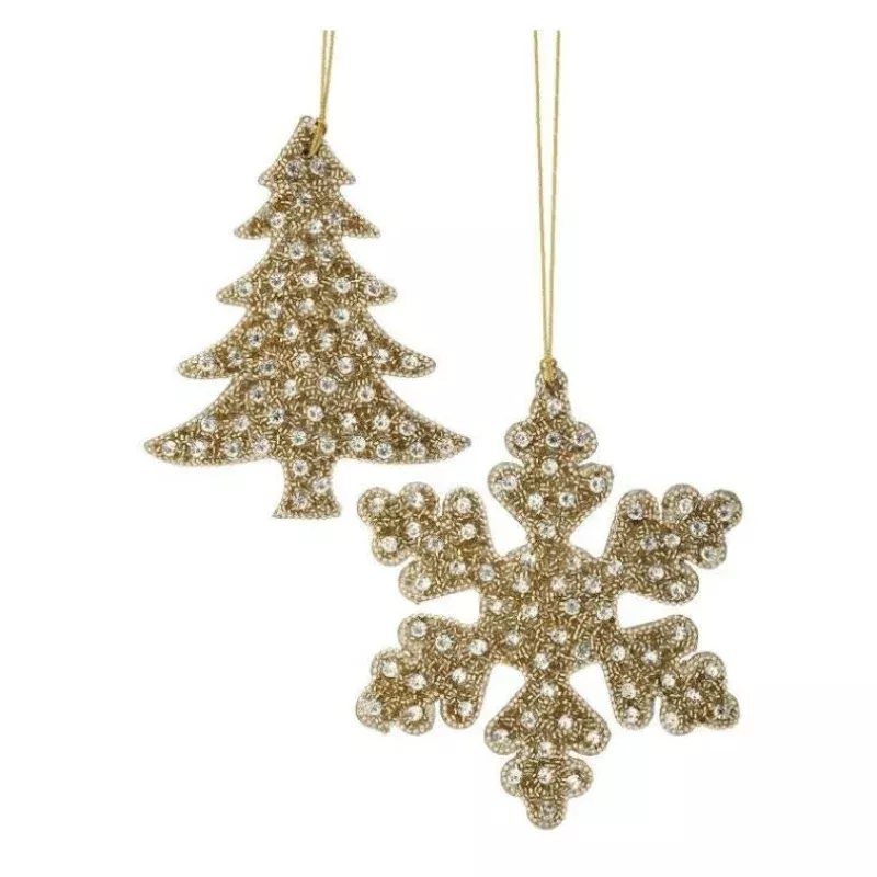Glitter With Sequin Ornament – Sold Individually