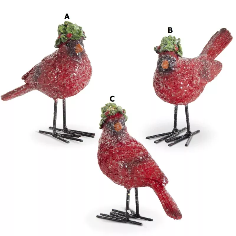 Glittered Resin Cardinals&B&A&B&A