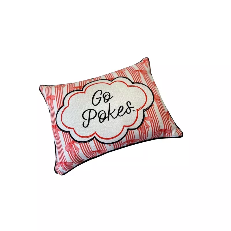 Go Pokes Bow Pattern + Piping