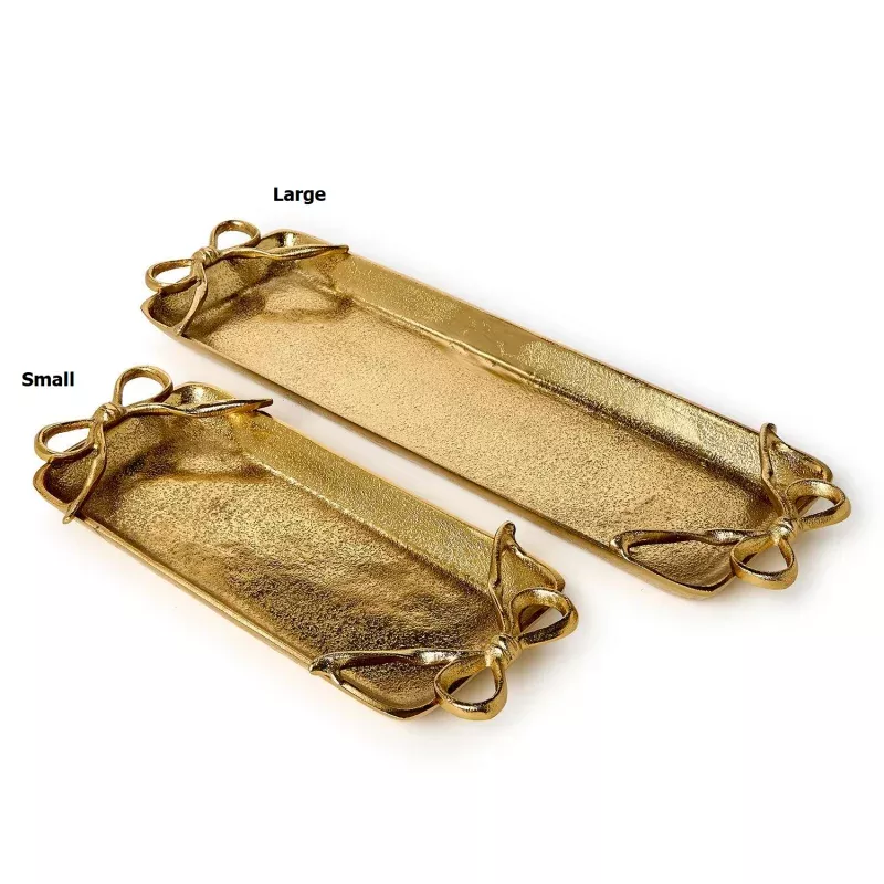 Gold Bows Serving Trays|Small&Large