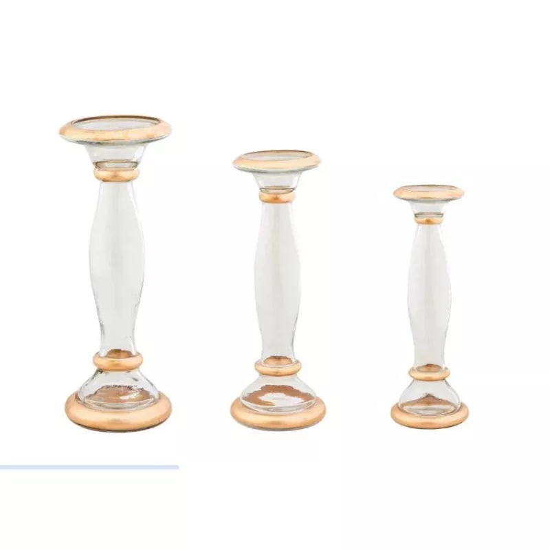 Gold Glass Candlestick|Medium&Large&Small