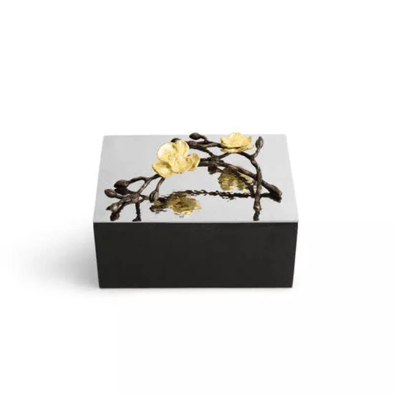 Gold Orchid Urn