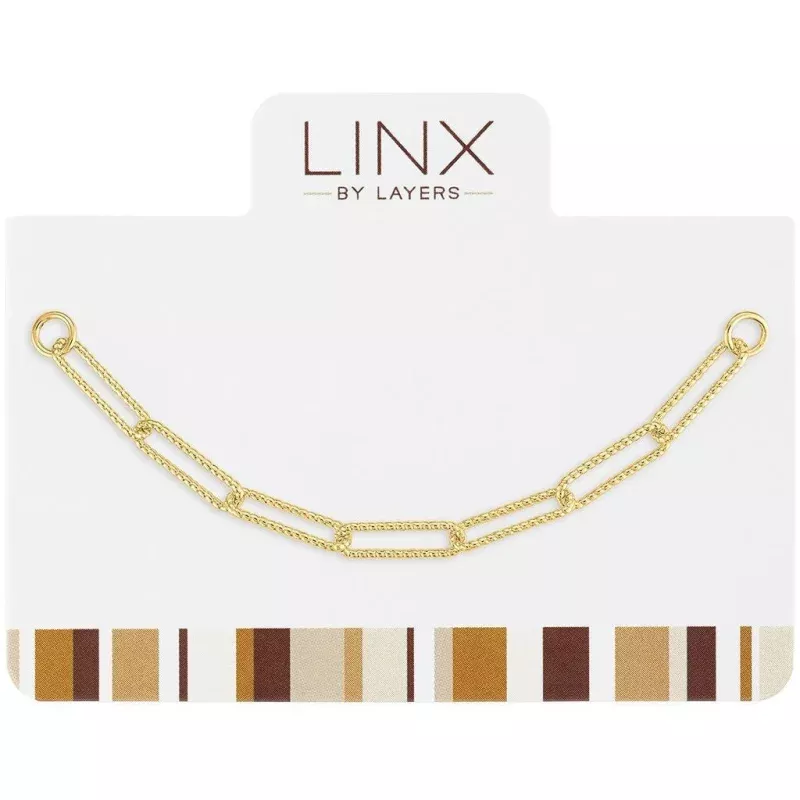 Gold Ribbed Paperclip LINX Add-on