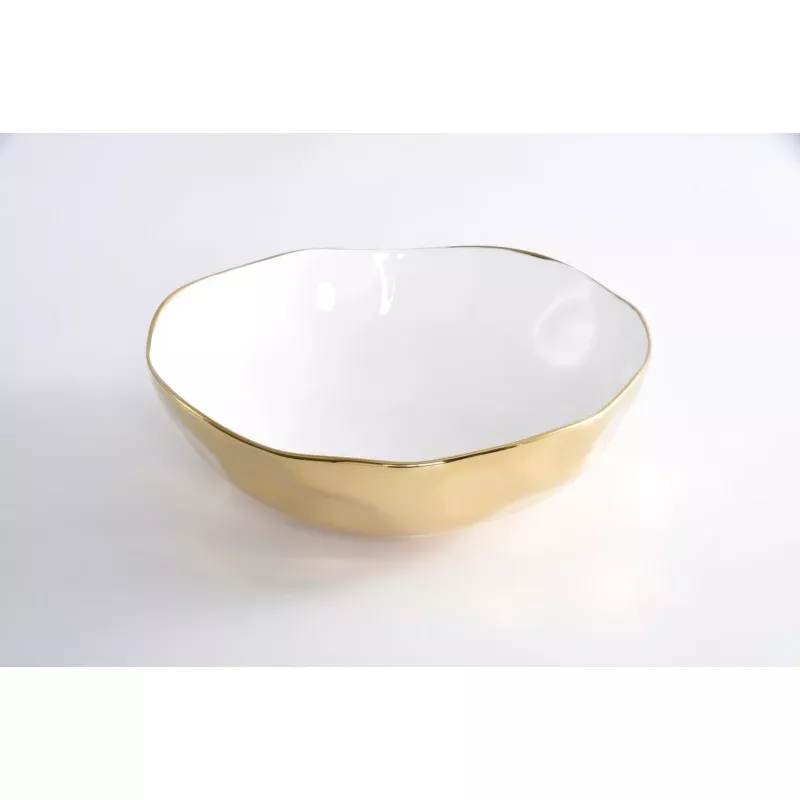 Gold Wide Bowl