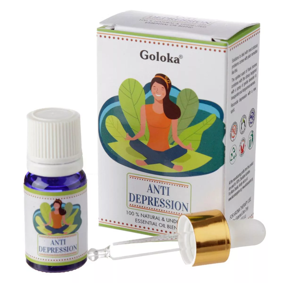 Goloka Blends Essential Oil 10ml – Anti Depression