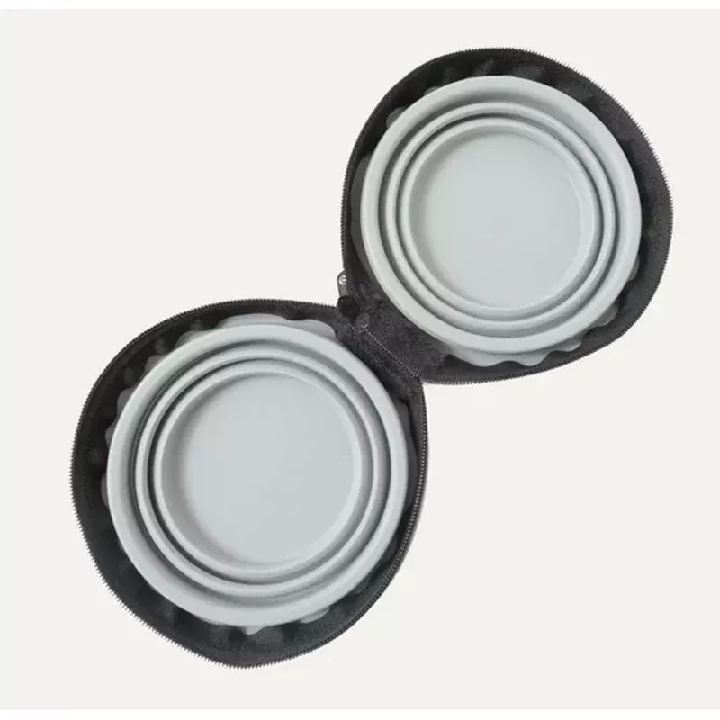 Goo-Eez Collapsible & Portable Silicone Double Bowl