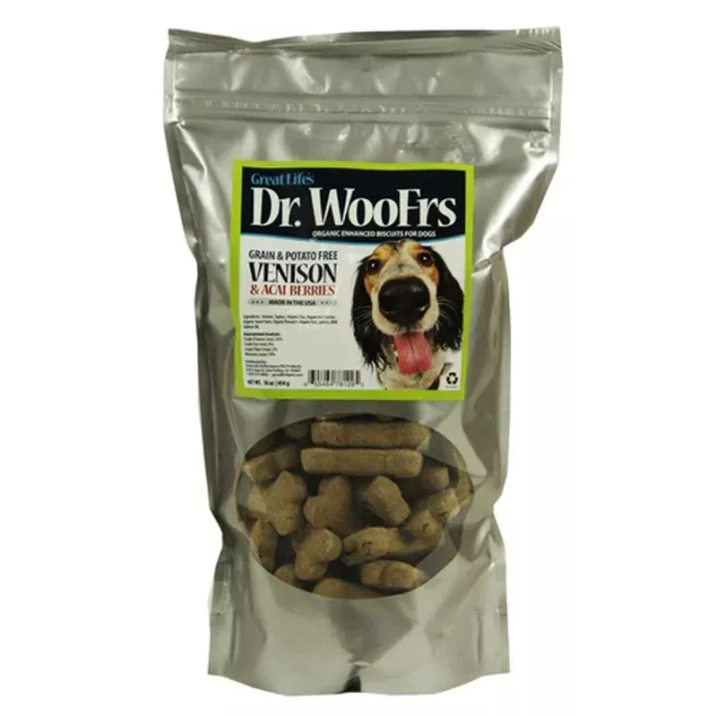 Great Life Dr. WooFrs Grain-Free Venison Dog Biscuits