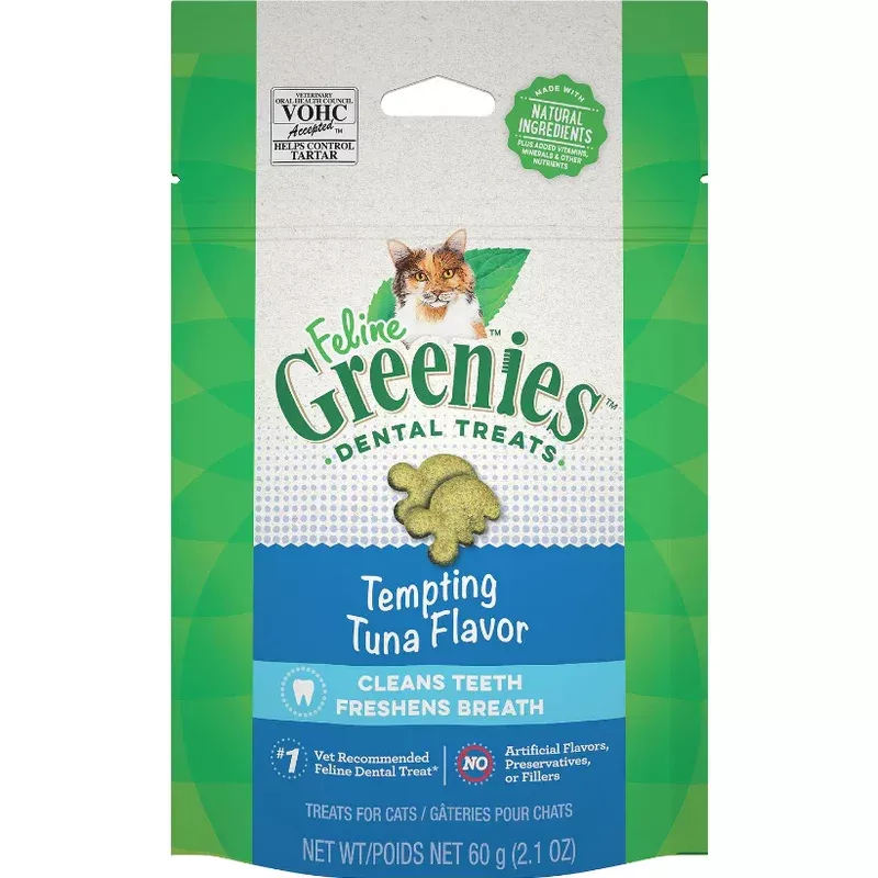 Greenies Feline Tempting Tuna 2.1 oz.