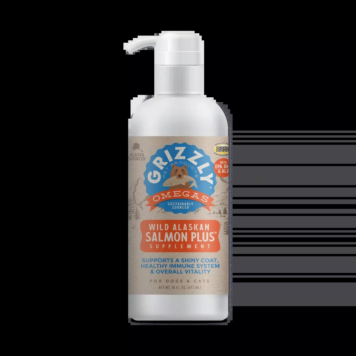 Grizzly Dog Cat Salmon Oil Plus