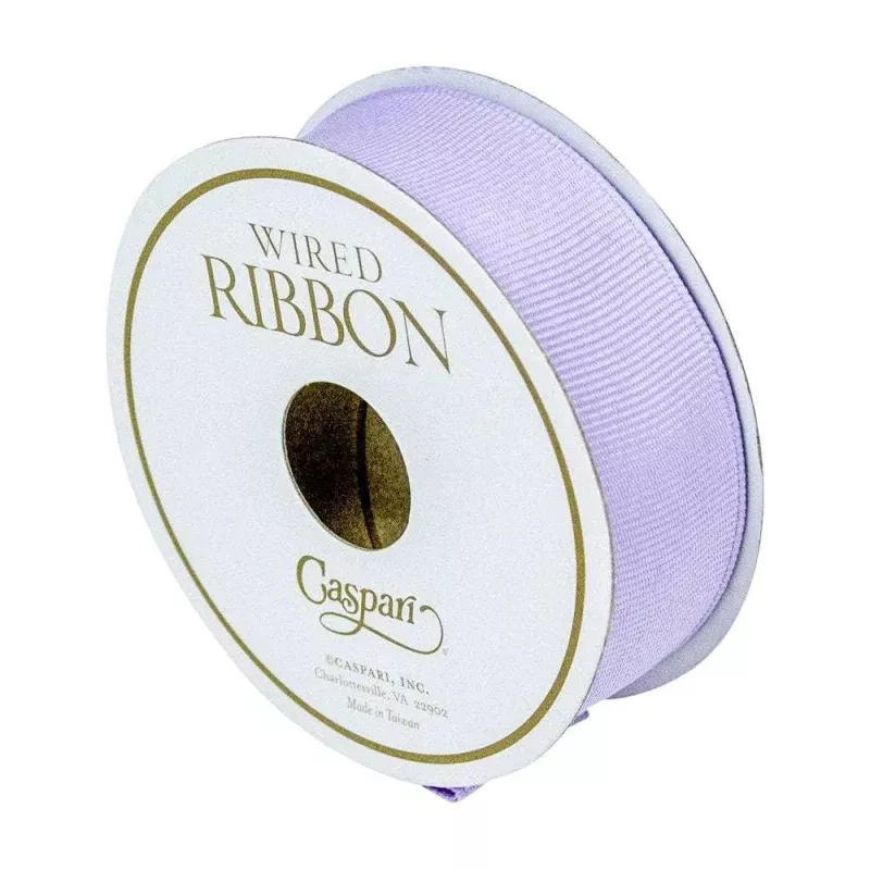 Grosgrain Lavender Wired Narrow Ribbon