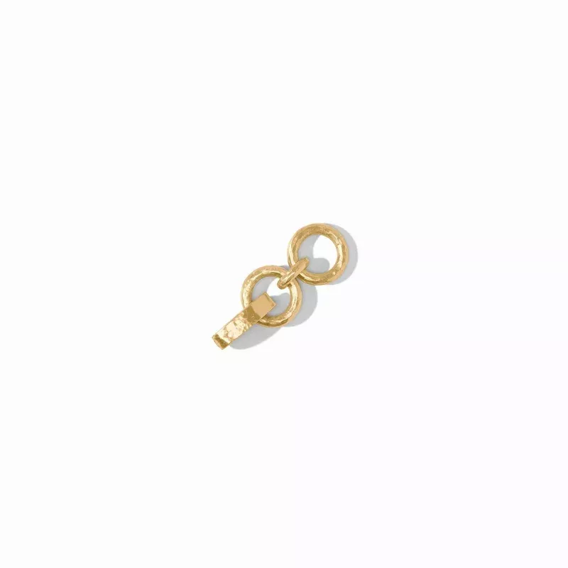 Hammered Link Extender Gold 1 inch