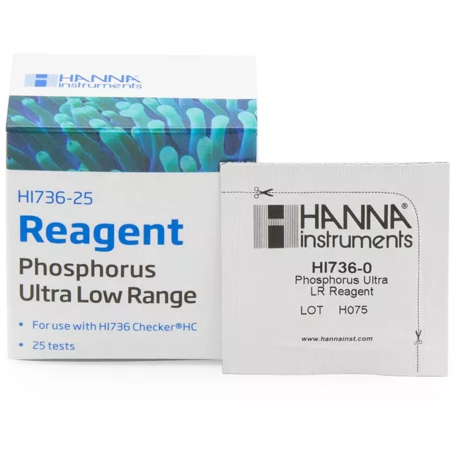 Hanna Instruments 736-25 Checker Phosphorous ULR reagents (25)