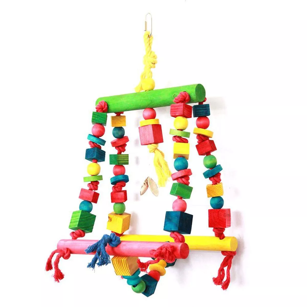 Happy Pet Parrot Toy Double Swing