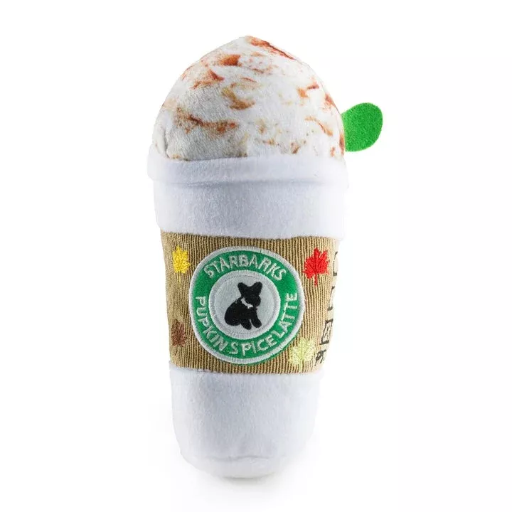 Haute Diggity Dog Starbarks Pupkin Spice Latte Plush Dog Toy Small