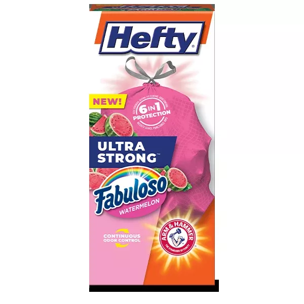 Hefty Ultra Strong Color Series Kitchen Trash Bags