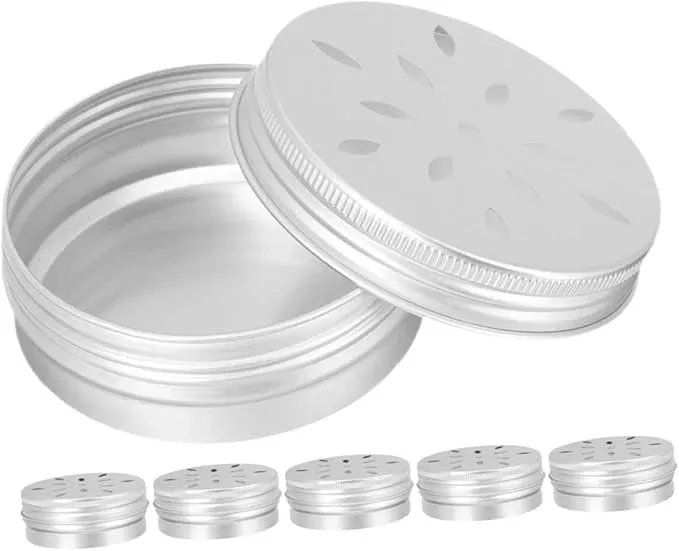 Hemoton 6pcs Scent Training Box Dog Agility Training Tools Aluminum Scent Cans Nose Work Containers Easy Identification Portable Kit