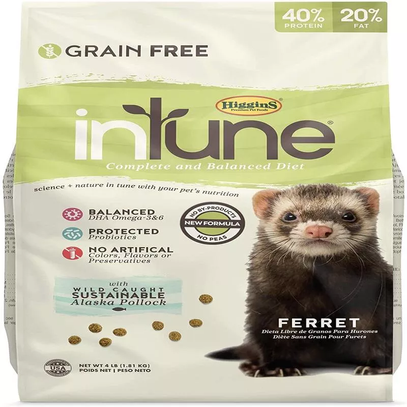 Higgins ntune Complete And Balanced Diet For Ferrets 4# C=6