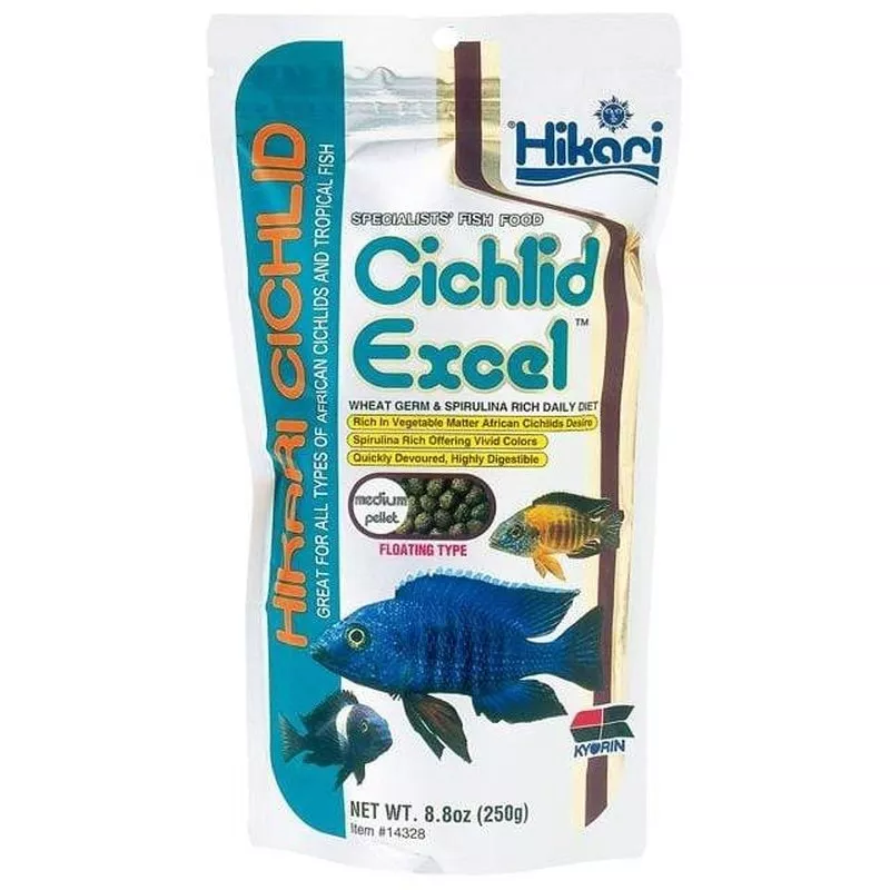Hikari Cichlid Excel Medium Pellet 4.8-5.3mm 250g