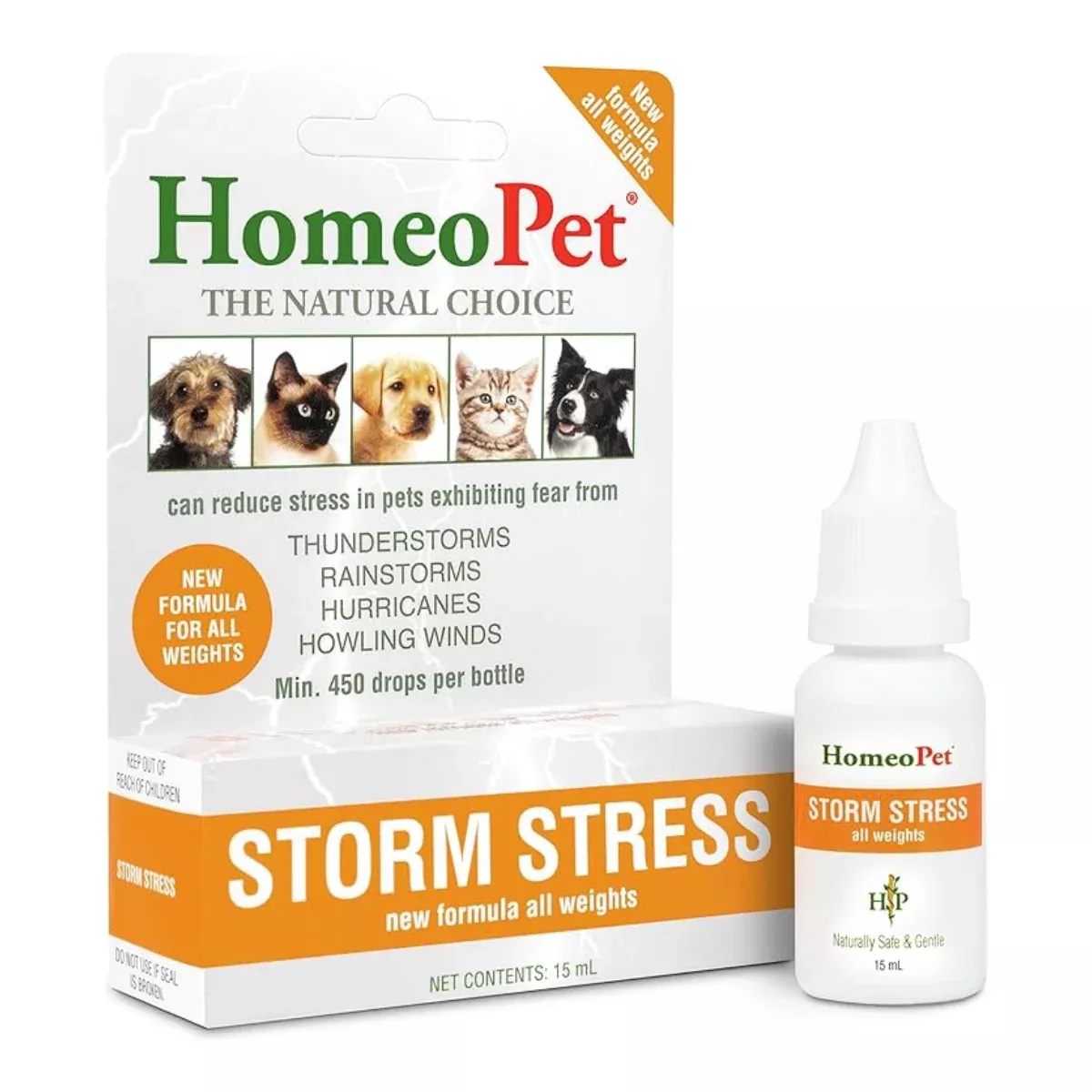 HomeoPet Storm Stress ReliefMultispecies Supplement – 15ml