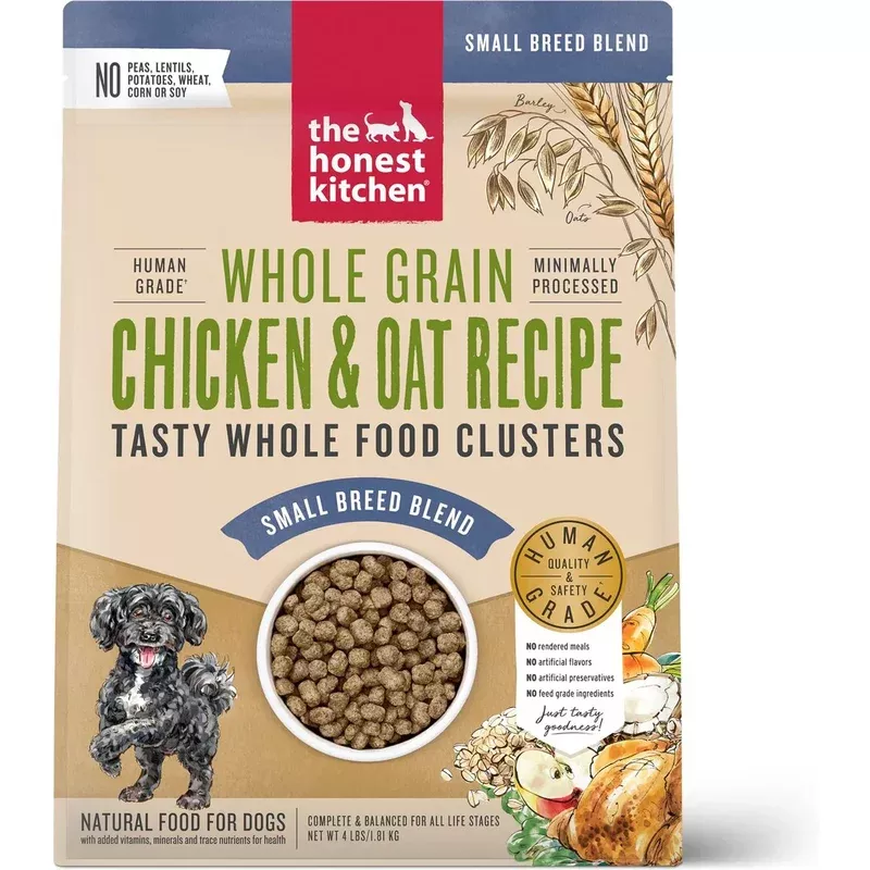 Honest Kitchen Whole Grain Clusters Small Breed Chicken