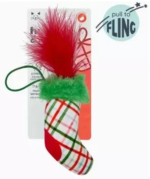 Huxley & Kent Fliger Christmas Stocking Cat Toy