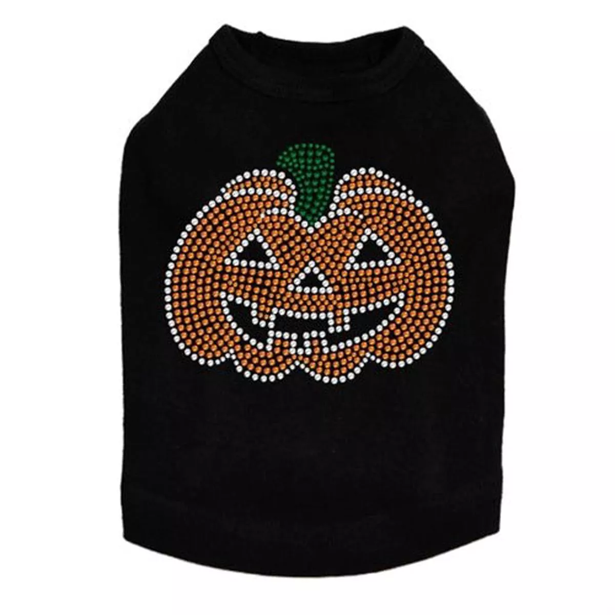 Jack O’Lantern Rhinestone Tank Top – Many Colors