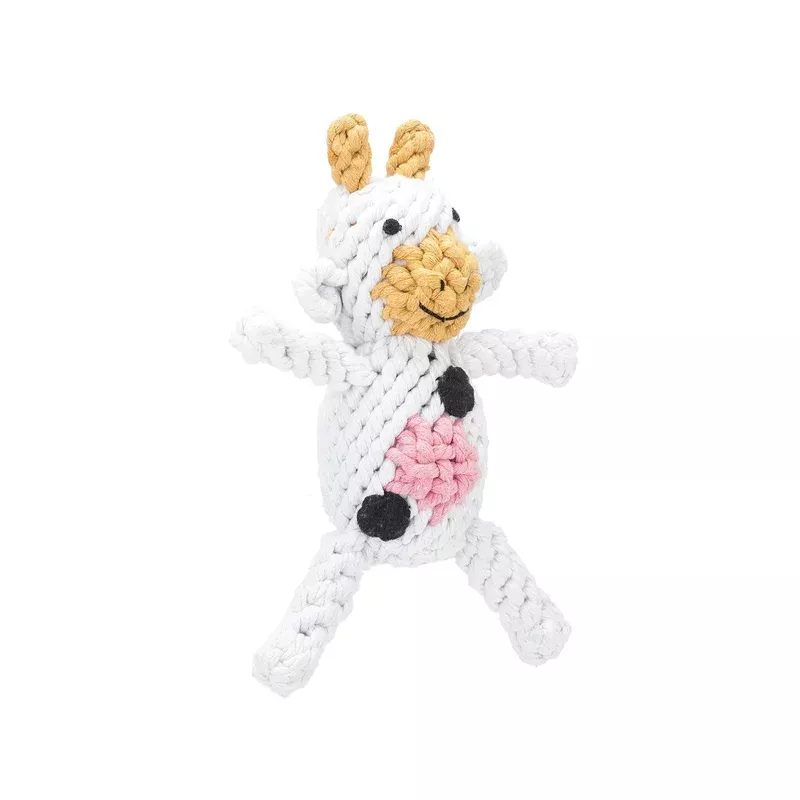 Jax & Bones Claire Cow Rope Toy