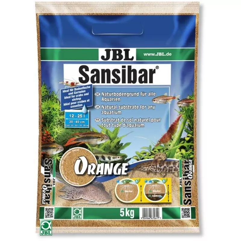 JBL SansibarOrange 5kg (pH Neutral Sand)