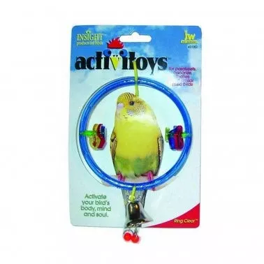 JW Multicolor Ring Clear Toy