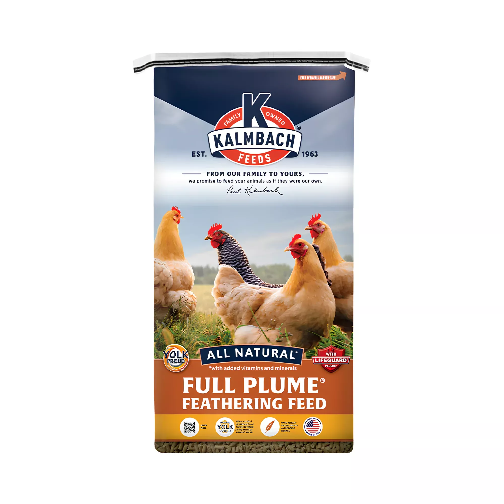Kalmbach Feeds Full Plume Feathering Layer Feed
