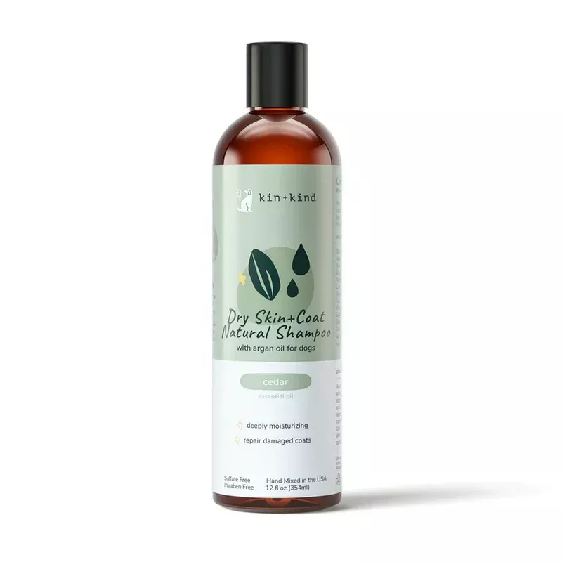 Kin + Kind Dry Skin & Coat Cedar Scented Shampoo 12 oz.
