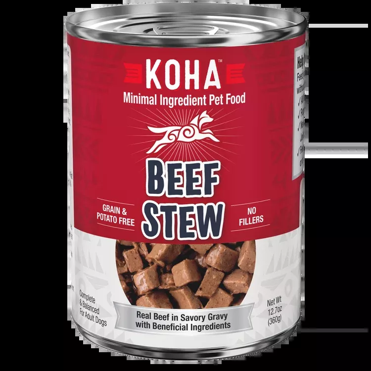Koha Minimal Ingredient Beef Stew for Dogs