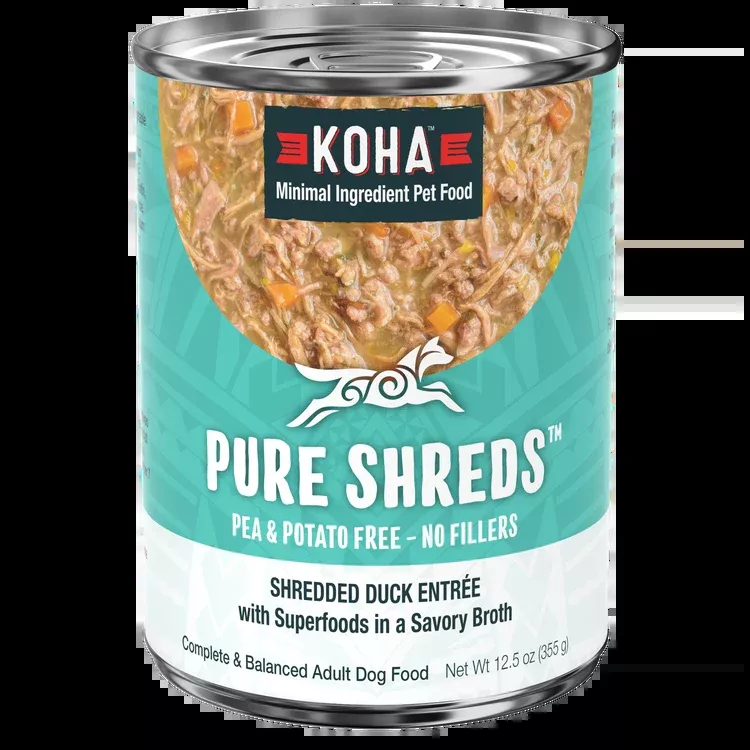 Koha Pure Shreds Shredded Duck Entrée for Dogs