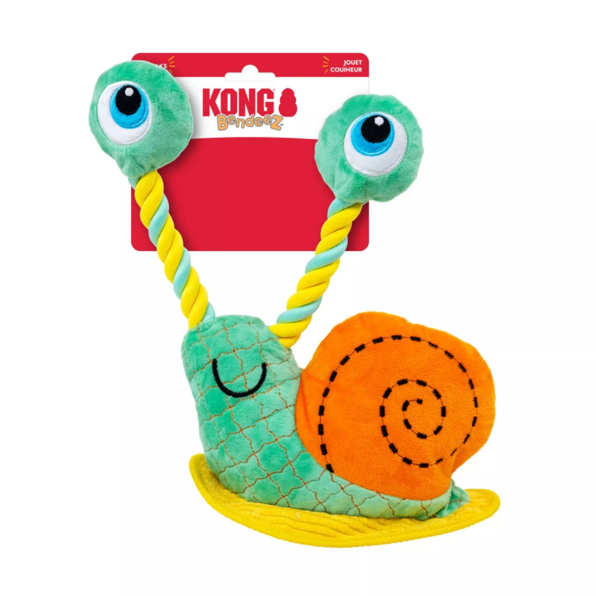 KONG Bendeez Dog Toy Snail Large