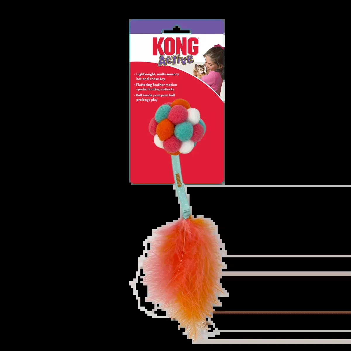 KONG Cat Active Bubble Ball Assorted Cat Toy