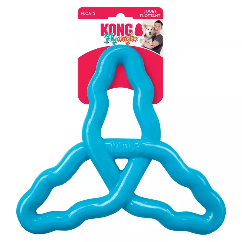 Kong Flyangle (Assorted Random Colours:Blue/Orange)