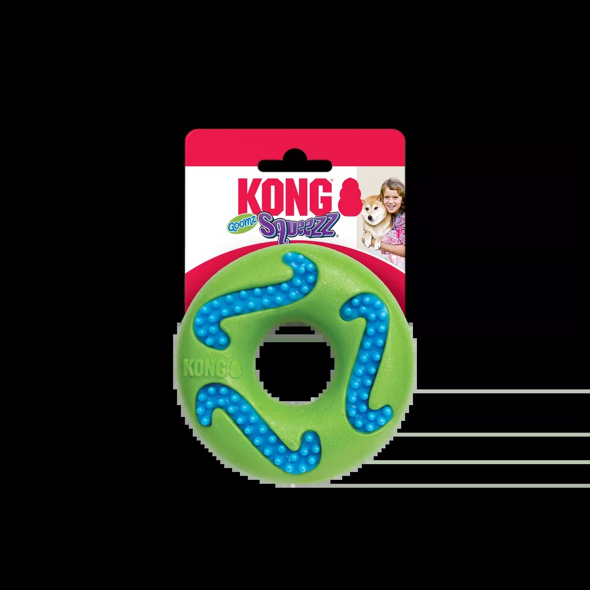 Kong Squeezz Goomz Ring Dog Toy