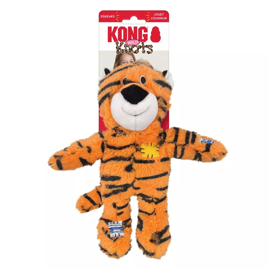 KONG Wild Knots Tiger Dog Toy Medium/Large