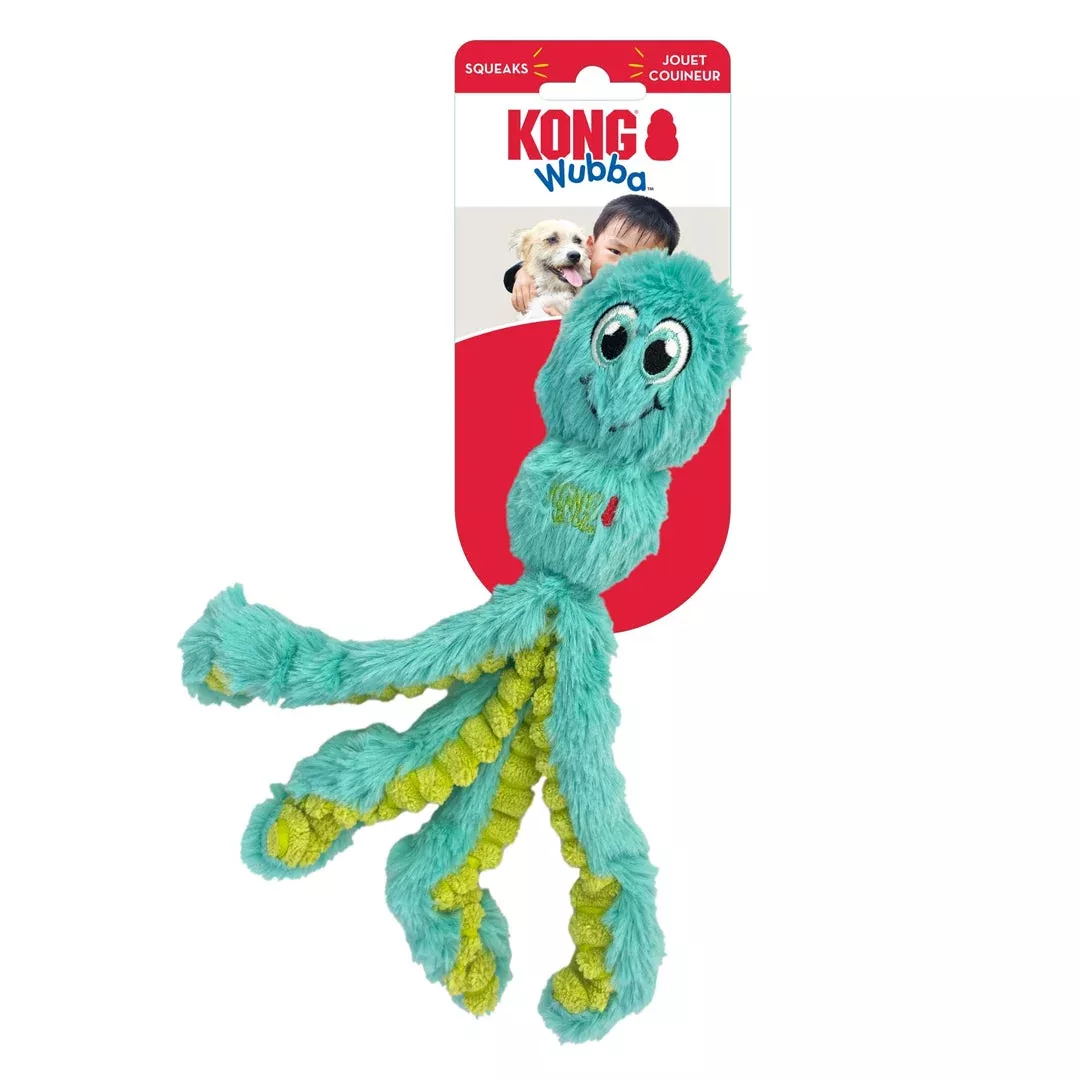 KONG Wubba Octopus Dog Toy Assorted Small