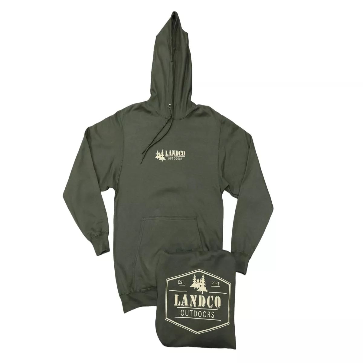 Landco Olive Green Hoodie