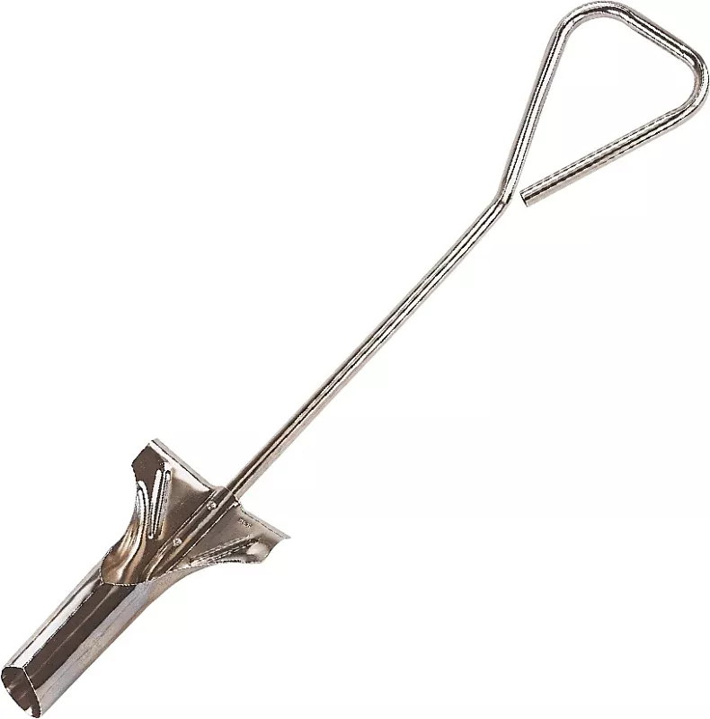 Landscapers Select Bulb Planter Metal Chrome Plated 38″