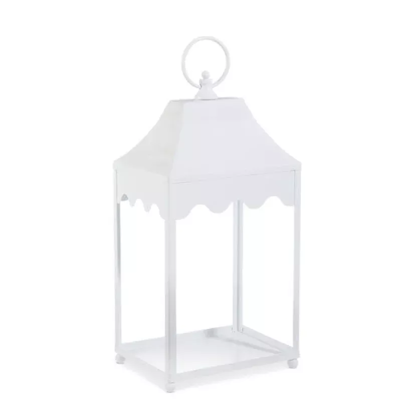 Lantern – Sold Individually|White&Red|13.5&18