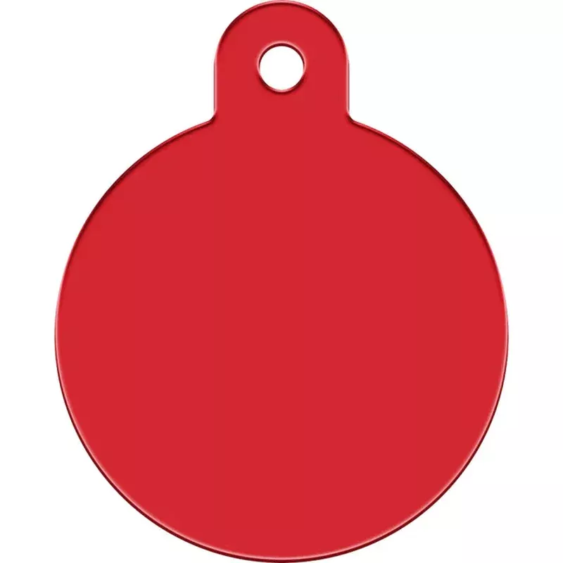 Large Circle Dog Tag
