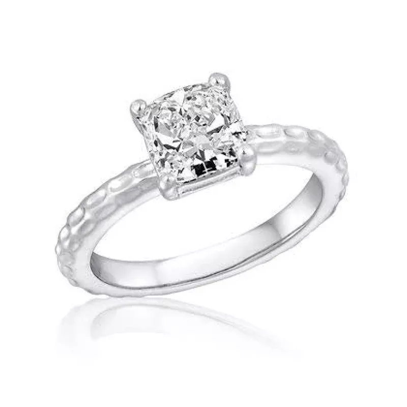 Large CZ Square Stack Ring|6&8&9&7