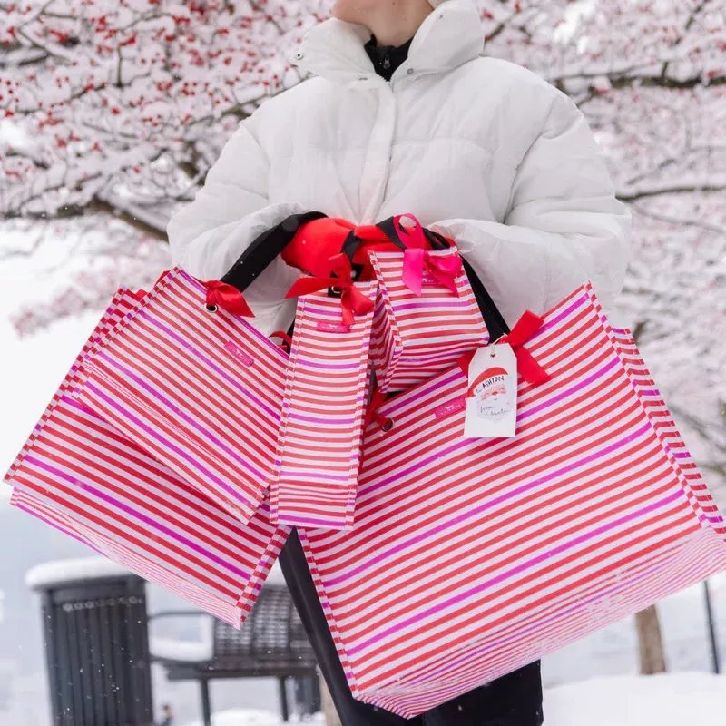 Large Package Gift Bag|O Howly Night&Check The Halls&Ready To Jingle